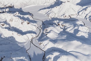 Landmannalaugar is only open to hikers during the summer months in Iceland.